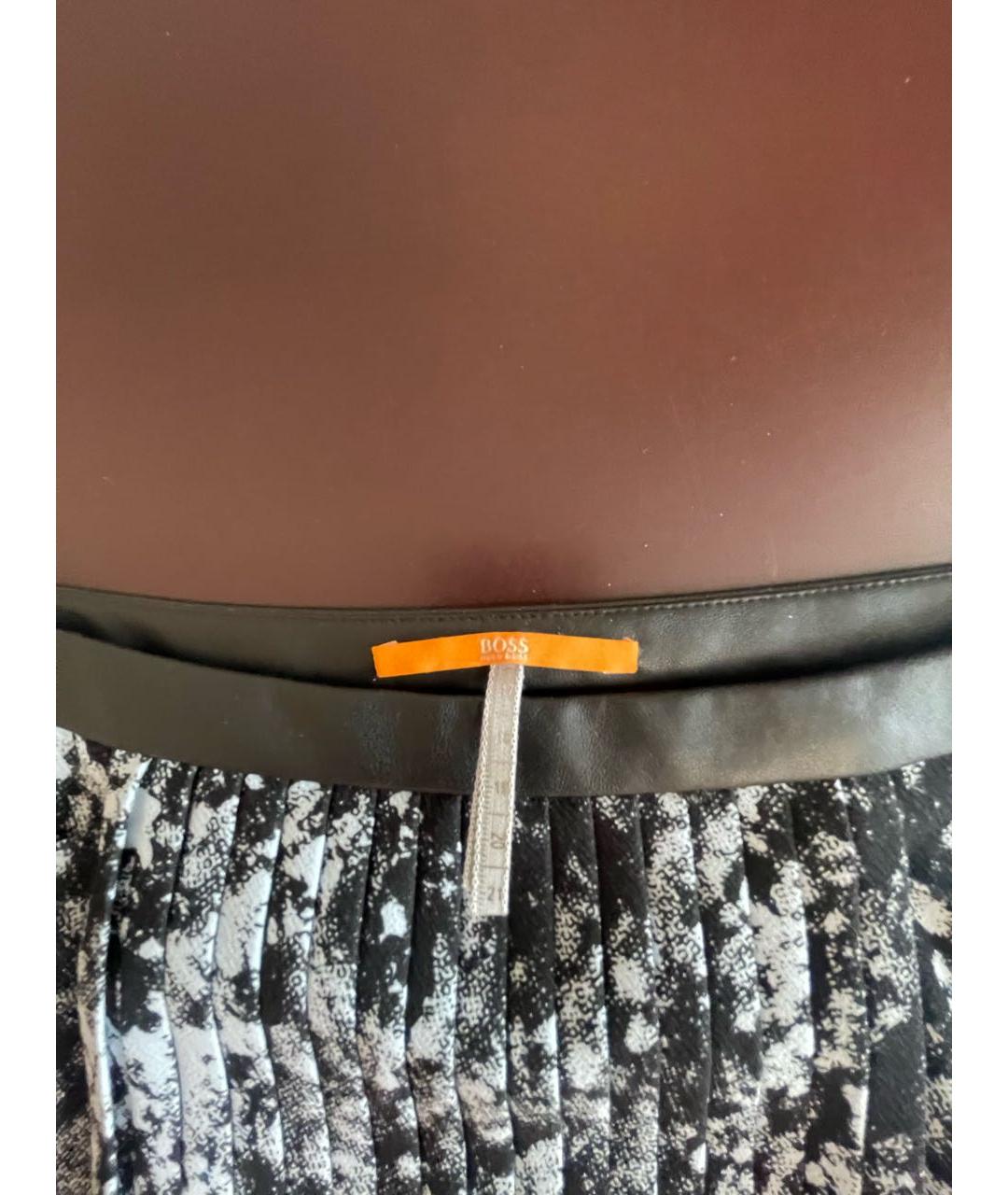 HUGO BOSS Полиэстеровая юбка миди, фото 6