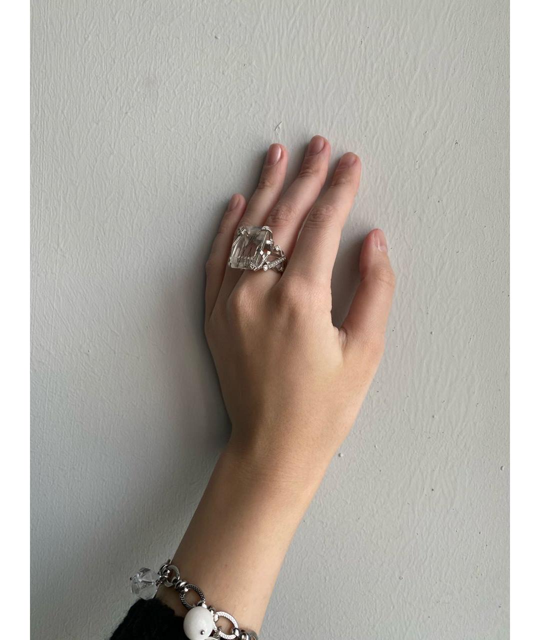 CHANEL Серебряное кольцо из белого золота, фото 8