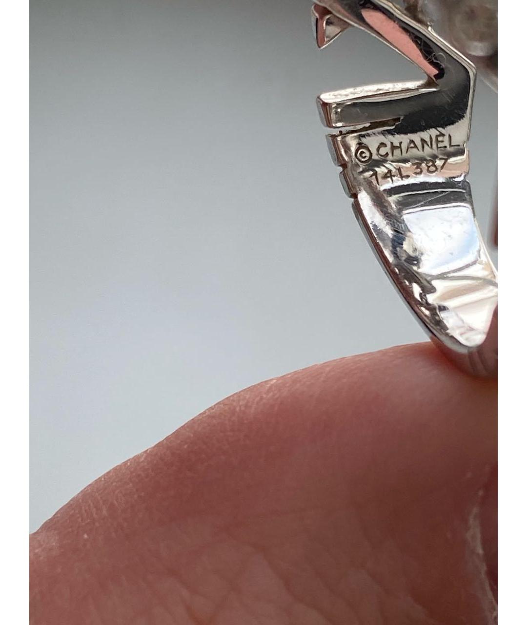 CHANEL Серебряное кольцо из белого золота, фото 7