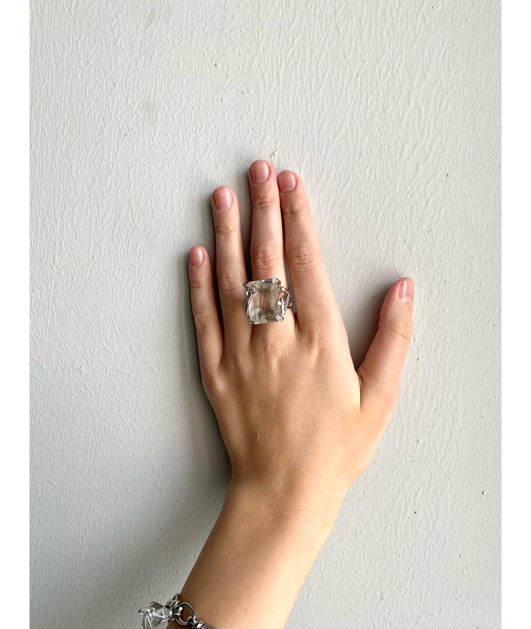 CHANEL Серебряное кольцо из белого золота, фото 3