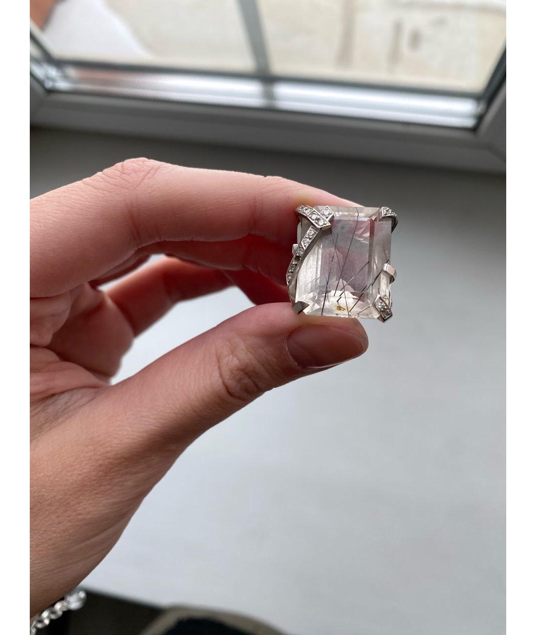 CHANEL Серебряное кольцо из белого золота, фото 9