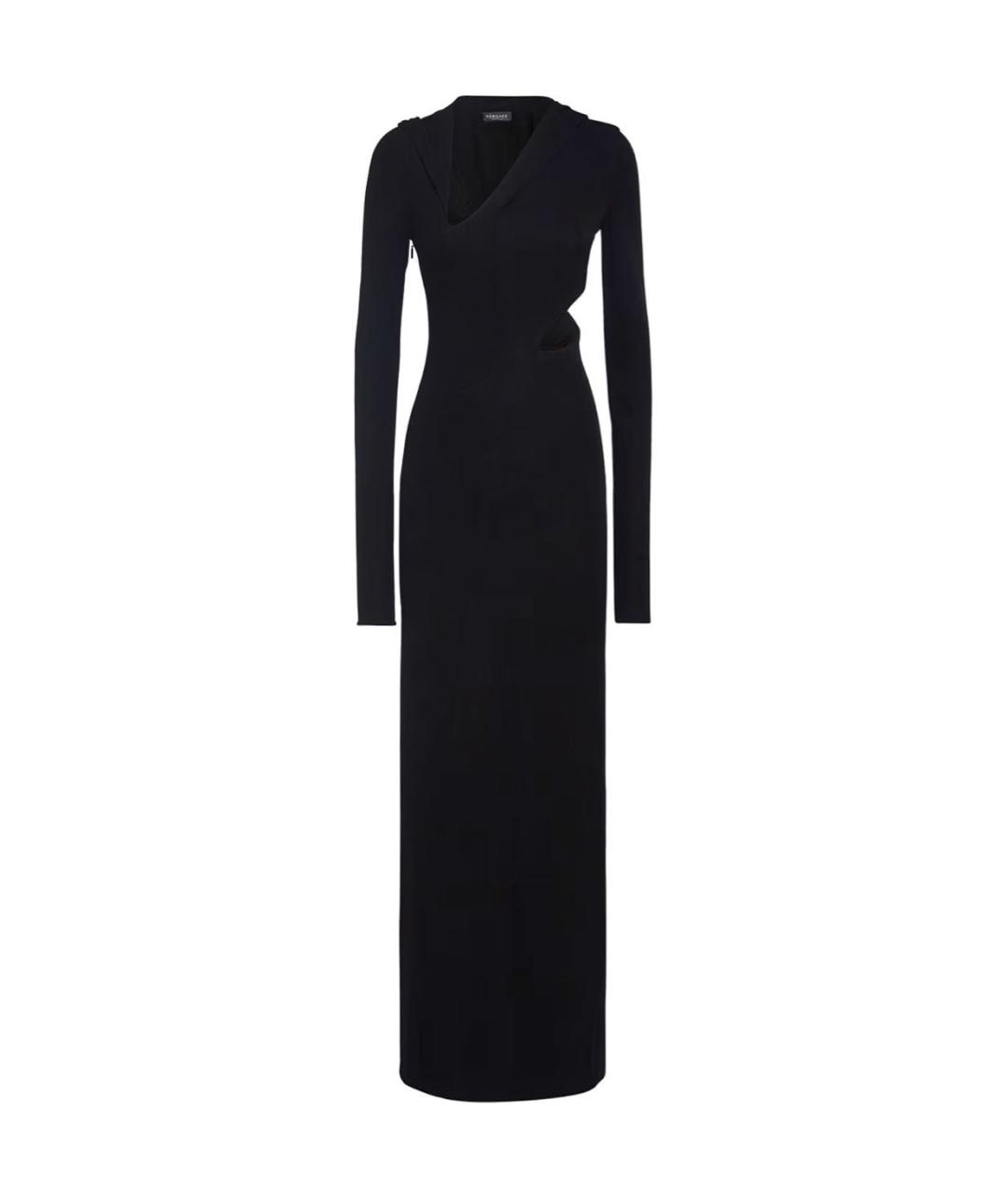 VERSACE Черное вечернее платье, фото 1