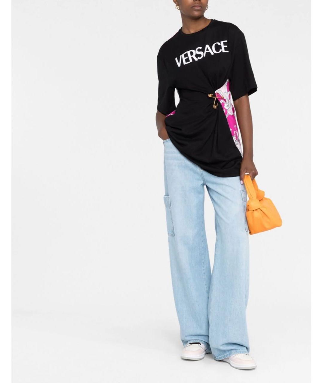 VERSACE Мульти хлопковая футболка, фото 2