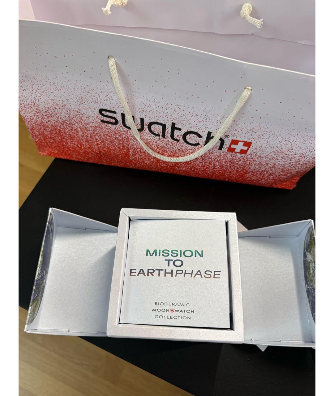 Swatch Антрацитовые часы, фото 6