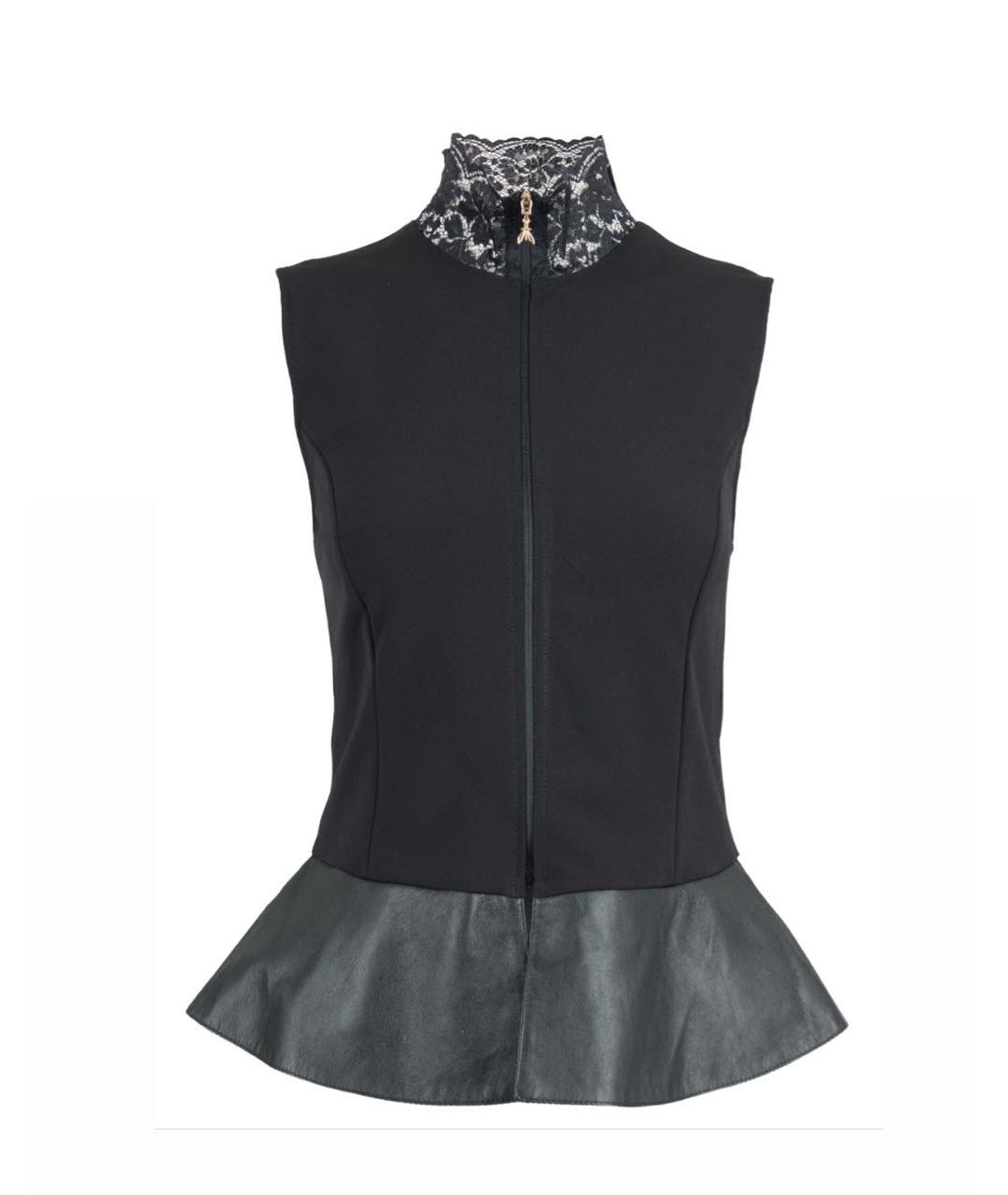 PATRIZIA PEPE Черная кожаная куртка, фото 2