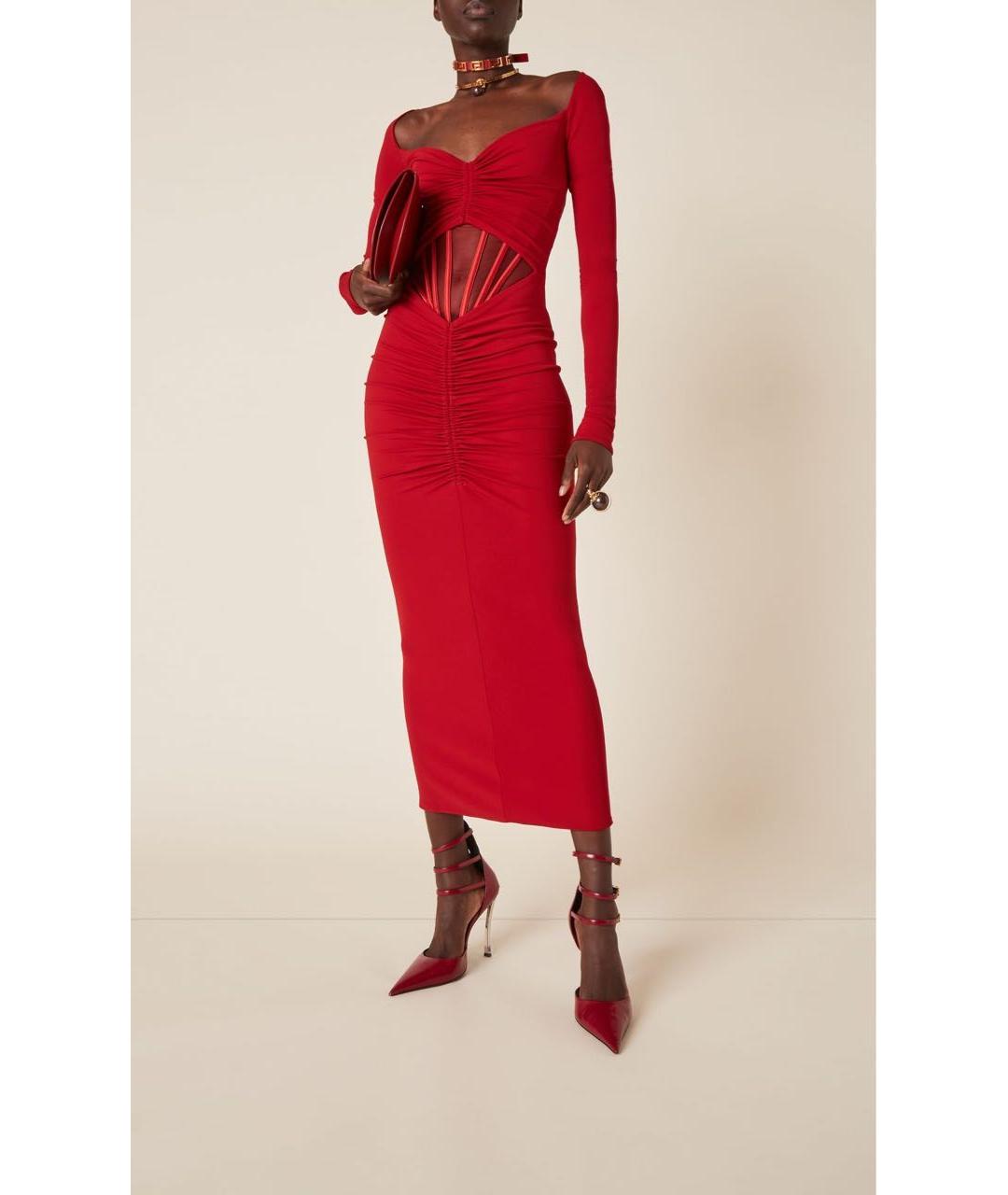 VERSACE Красное вечернее платье, фото 3