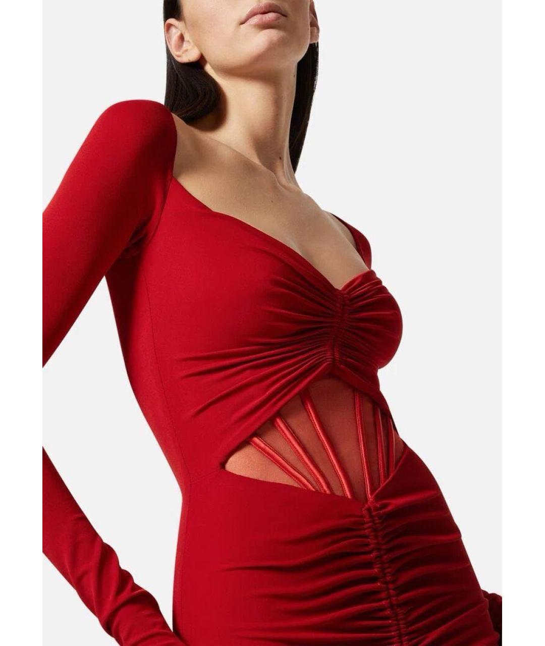 VERSACE Красное вечернее платье, фото 4