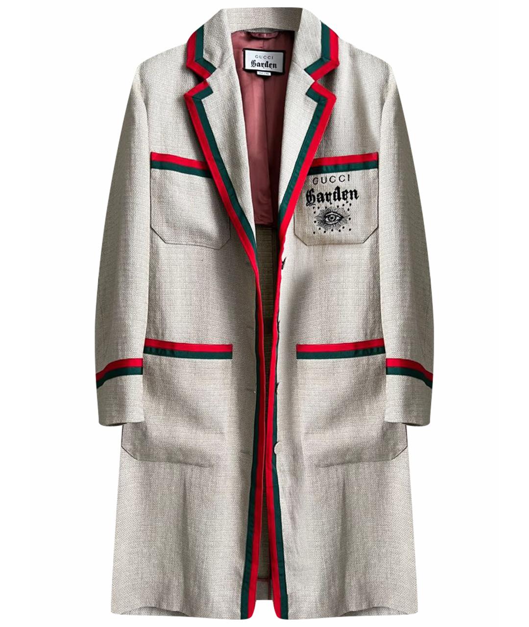 GUCCI Коричневое пальто, фото 1