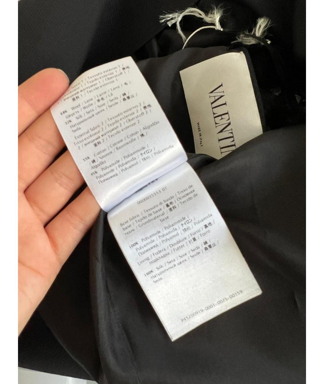 VALENTINO Черное повседневное платье, фото 6