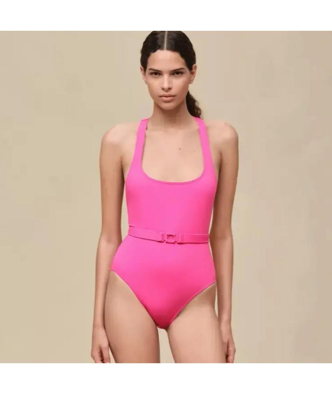 HERMES Фуксия полиэстеровый купальник, фото 6