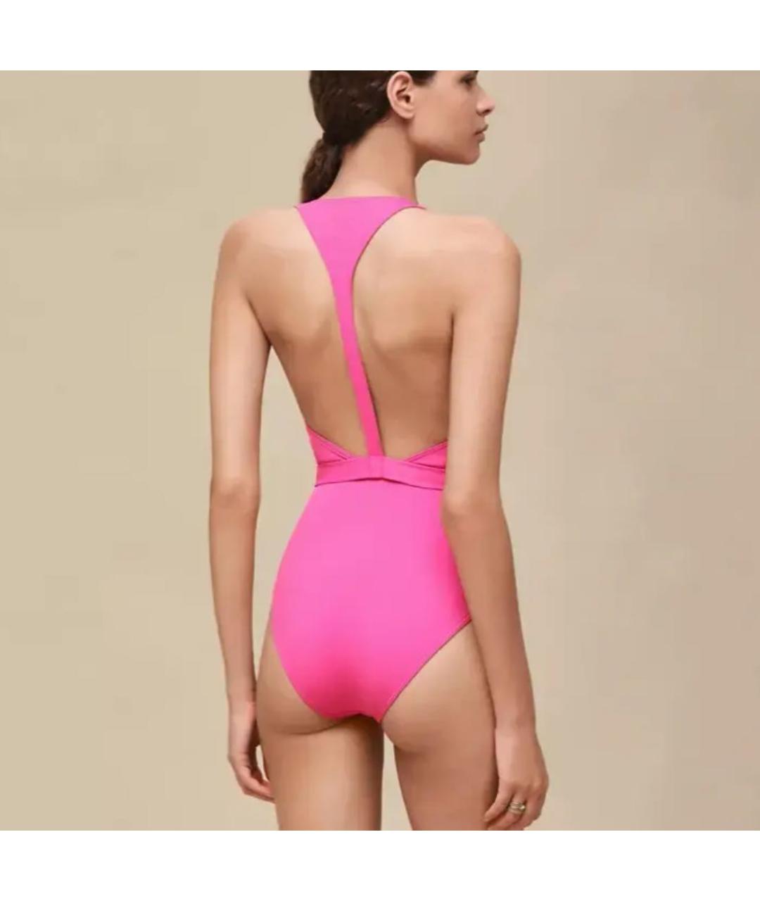 HERMES Фуксия полиэстеровый купальник, фото 3