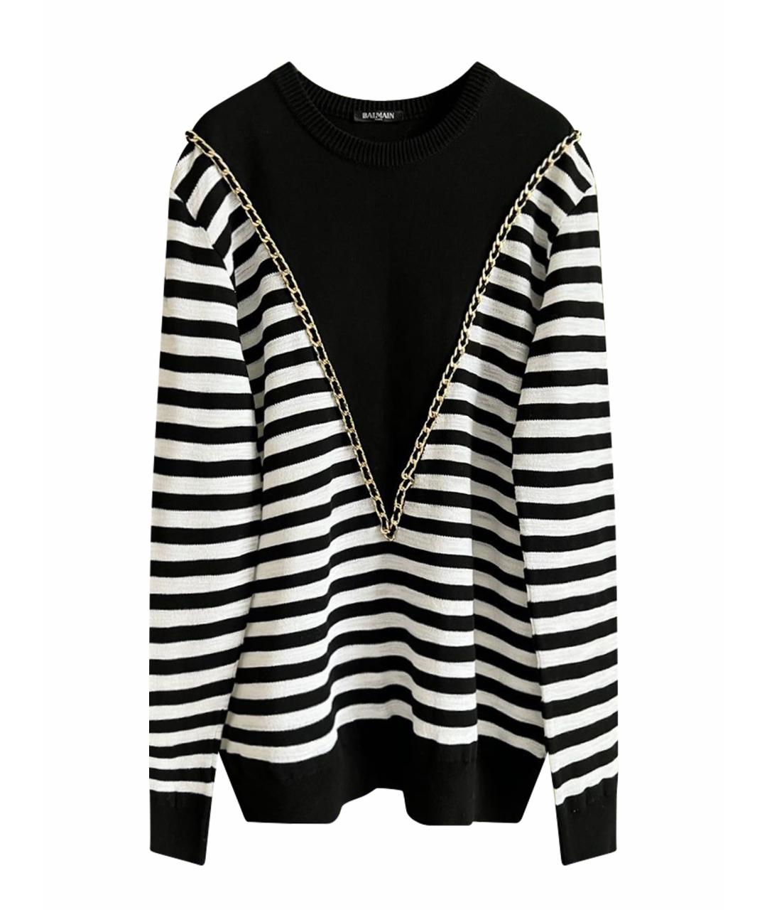 BALMAIN Черный джемпер / свитер, фото 1