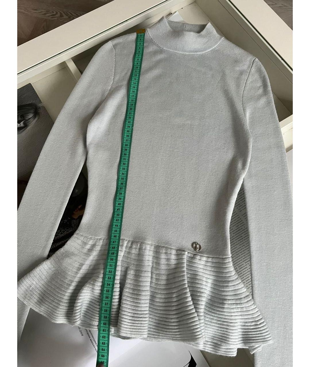 CHRISTIAN DIOR Голубой джемпер / свитер, фото 8