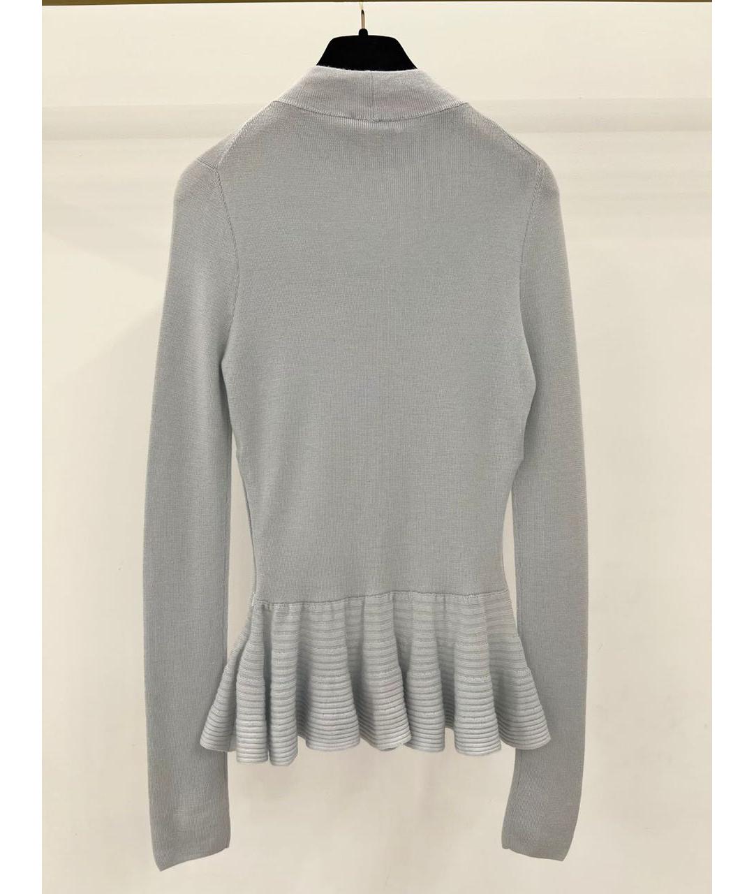 CHRISTIAN DIOR Голубой джемпер / свитер, фото 2