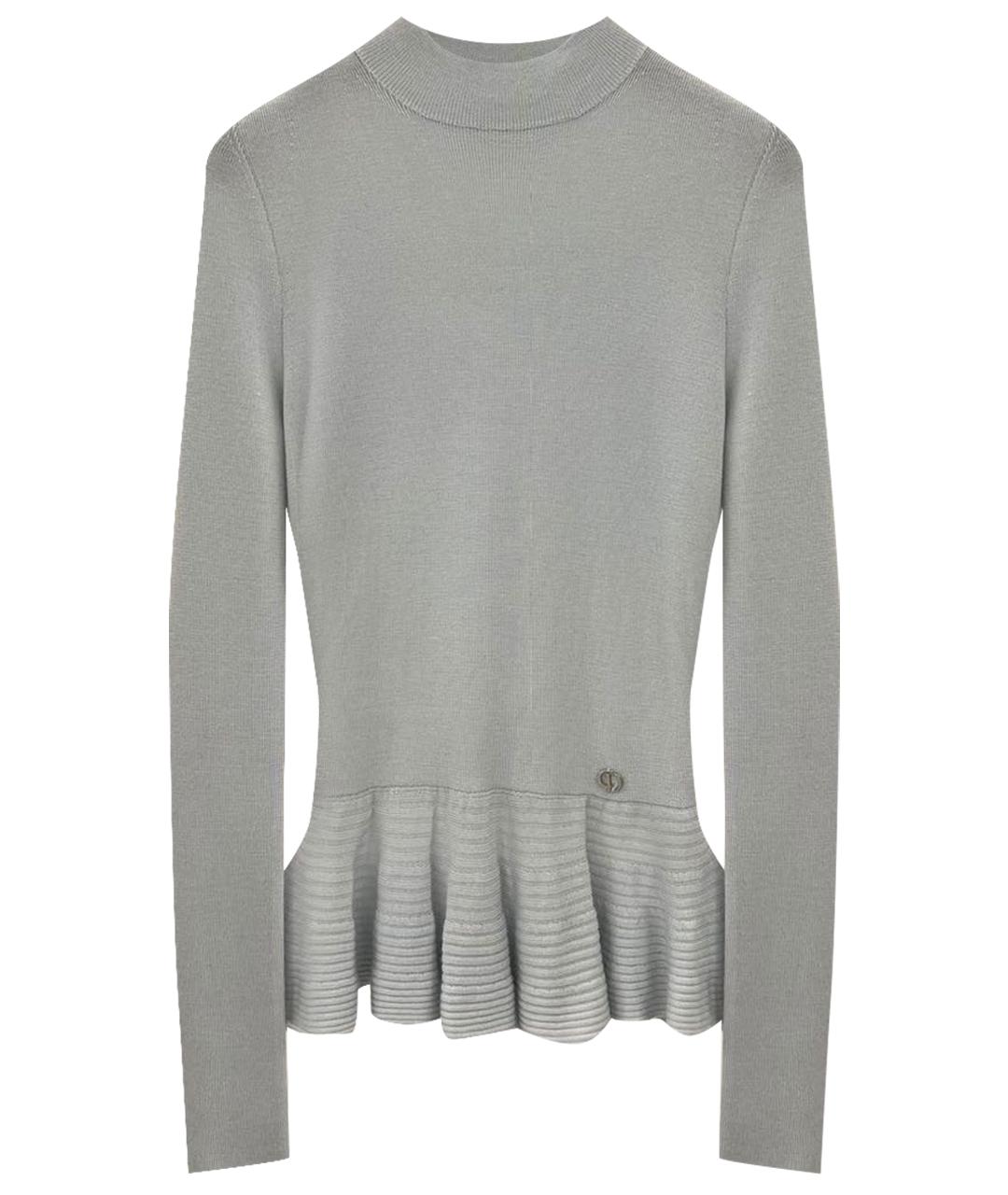 CHRISTIAN DIOR Голубой джемпер / свитер, фото 1