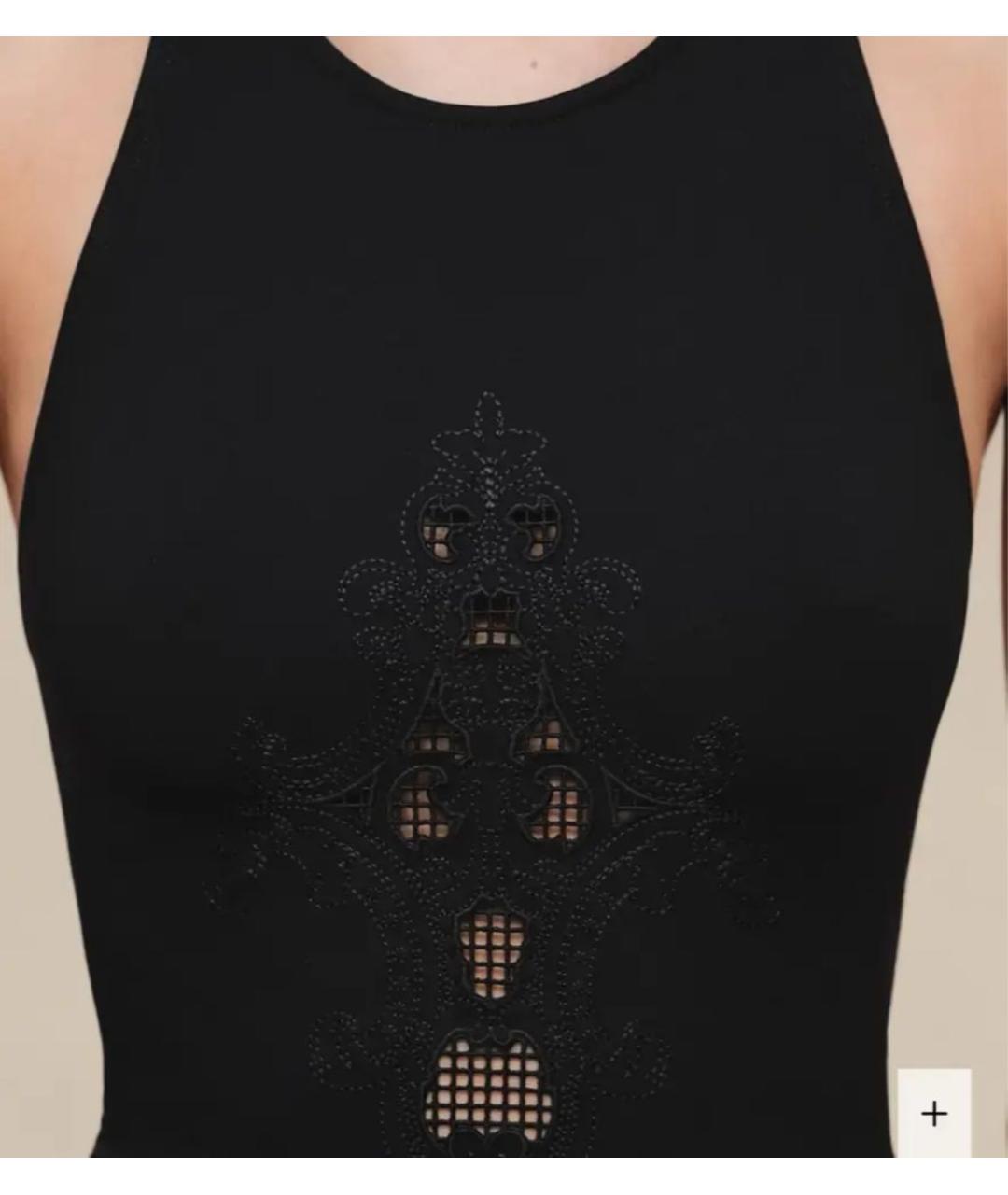 HERMES Черный полиэстеровый купальник, фото 5