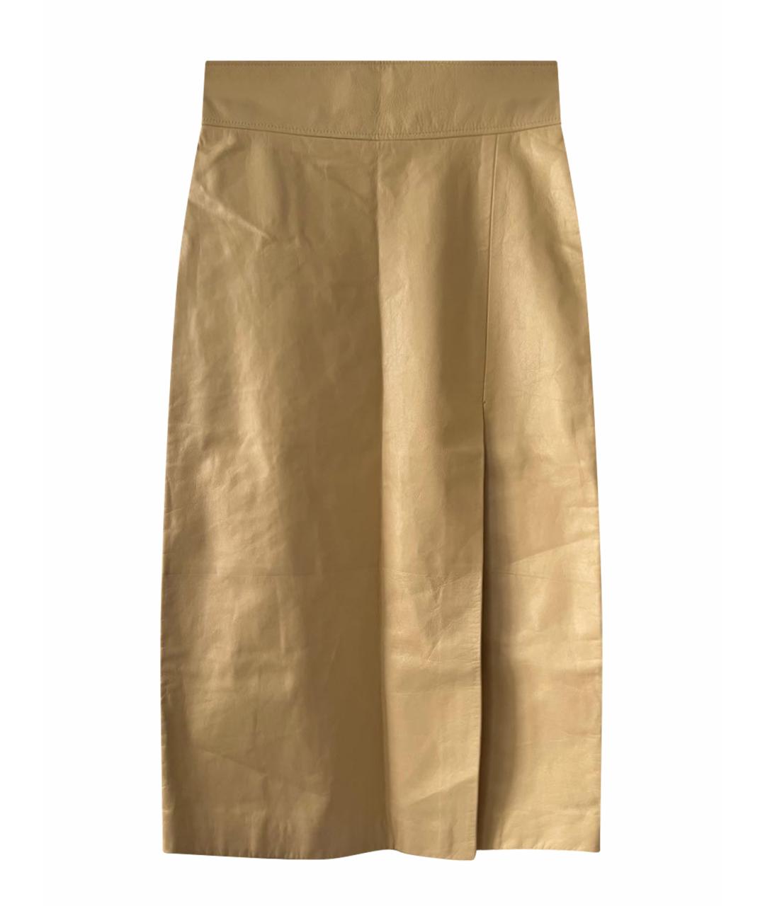 GUCCI Коричневая юбка миди, фото 1