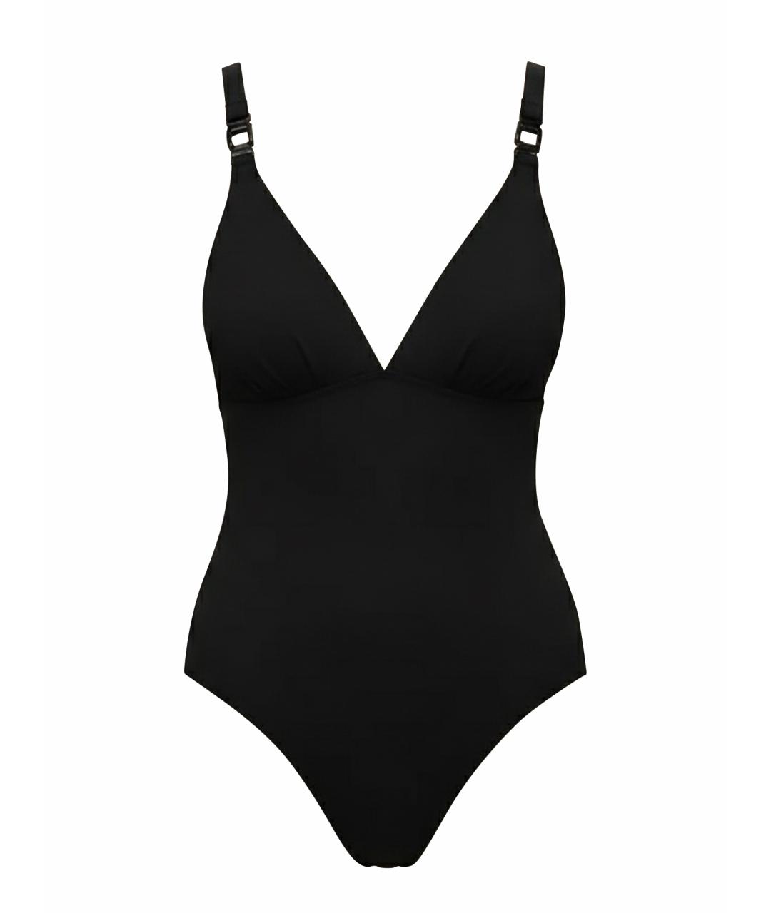 HERMES Черный полиэстеровый купальник, фото 1