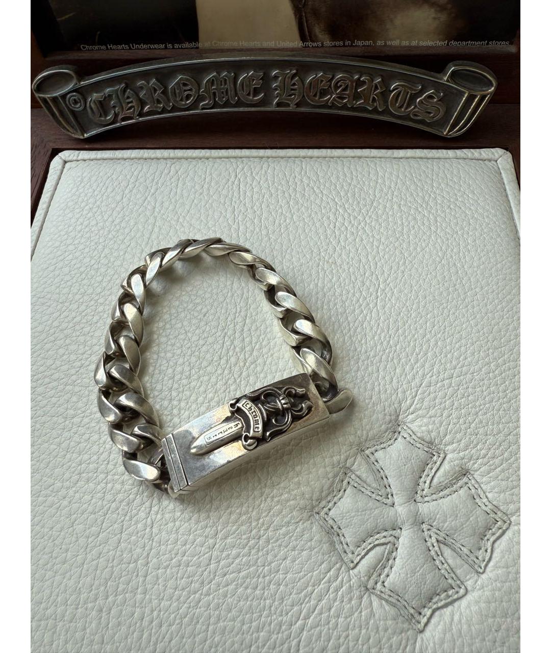 CHROME HEARTS Серебрянный серебряный браслет, фото 2