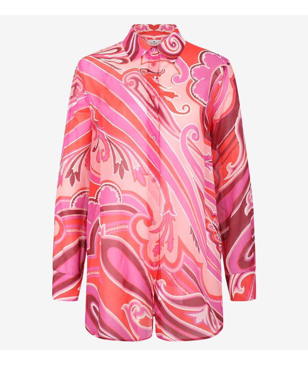 ETRO Мульти шелковая рубашка, фото 6