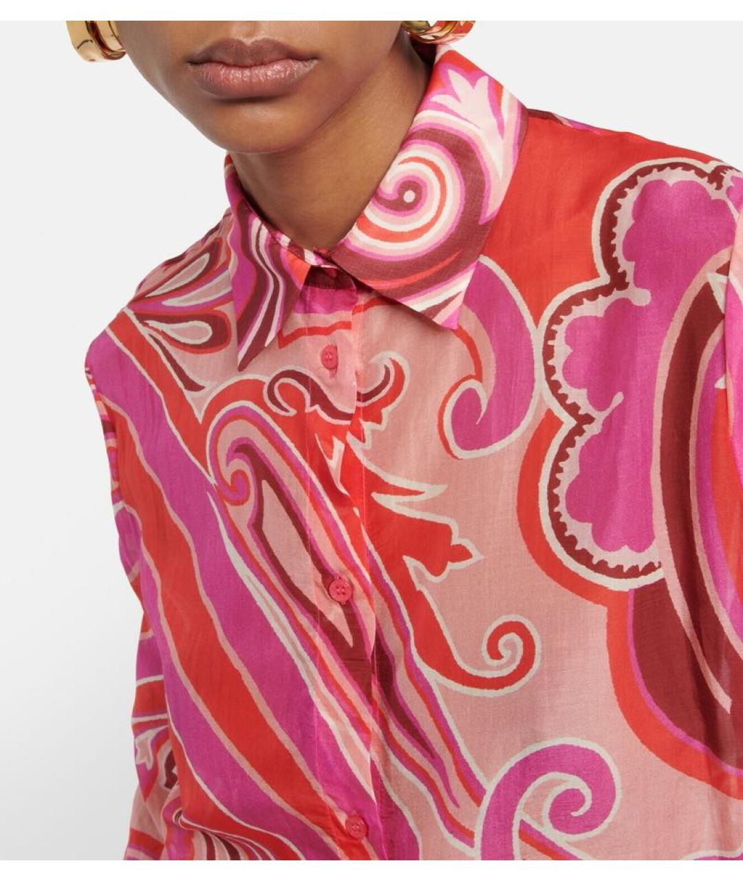 ETRO Мульти шелковая рубашка, фото 2