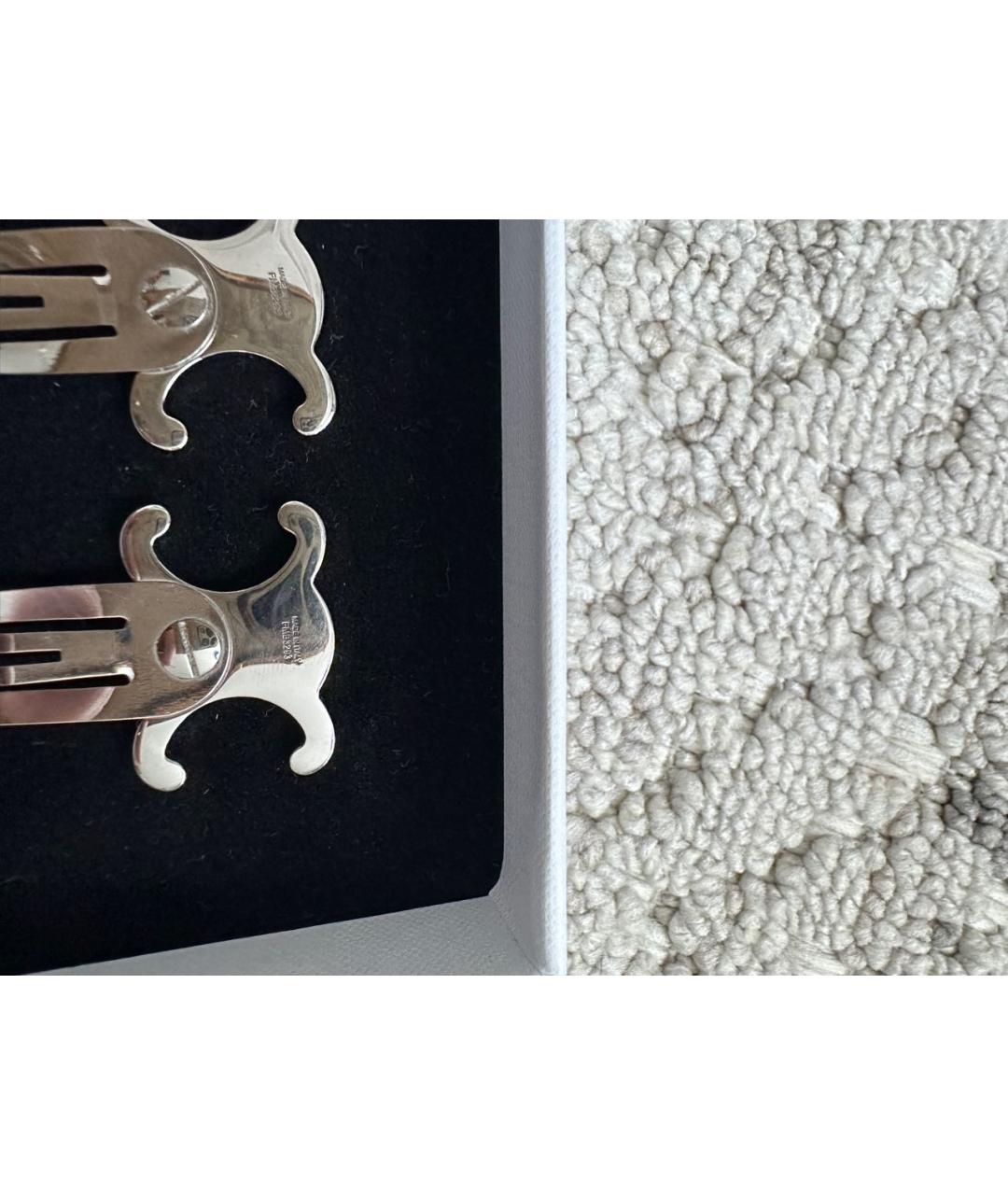 CELINE Серебряная заколка, фото 3