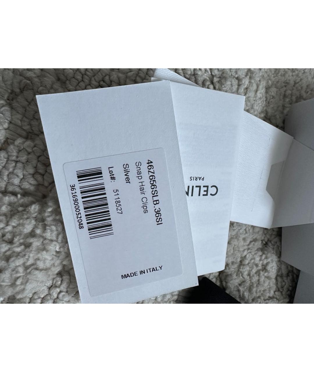 CELINE Серебряная заколка, фото 5