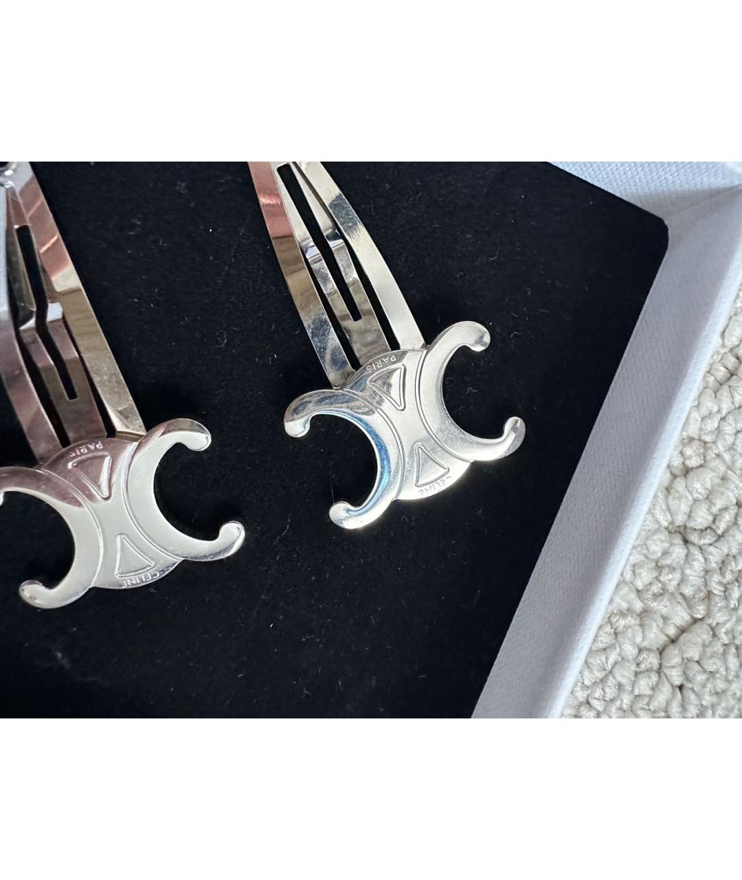 CELINE Серебряная заколка, фото 4