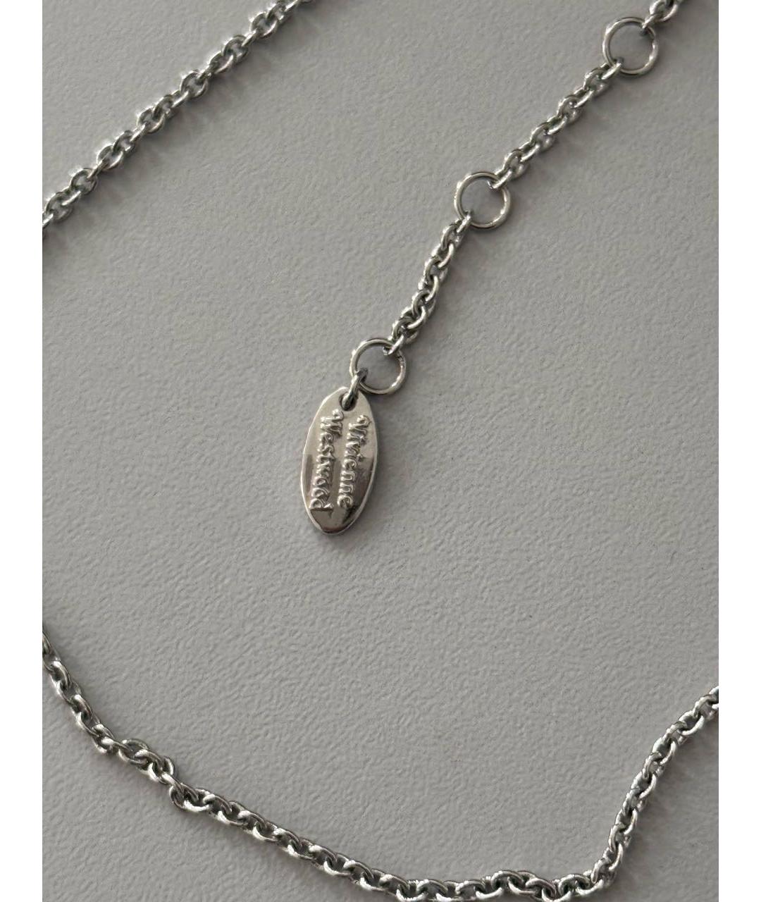 VIVIENNE WESTWOOD Серебряное латунное колье, фото 4