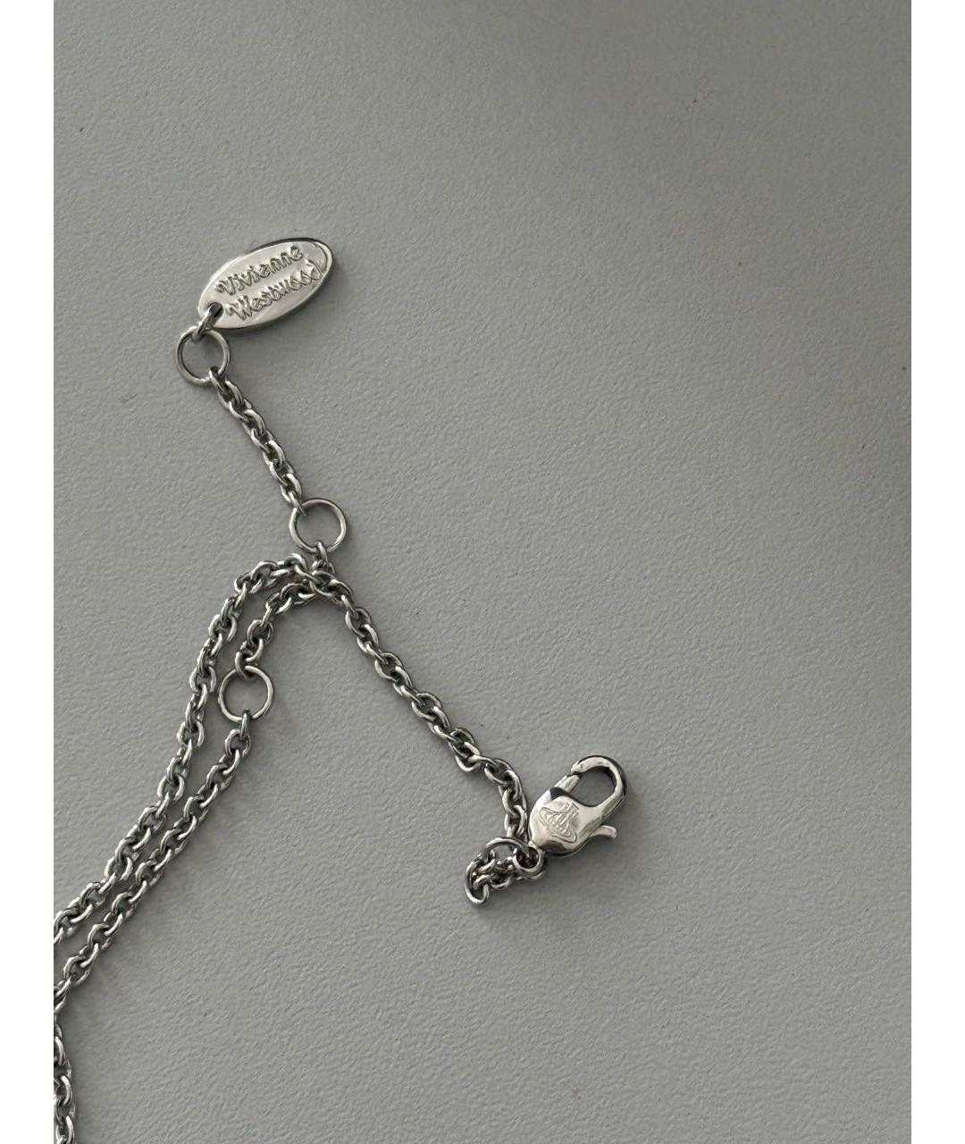 VIVIENNE WESTWOOD Серебряное латунное колье, фото 2