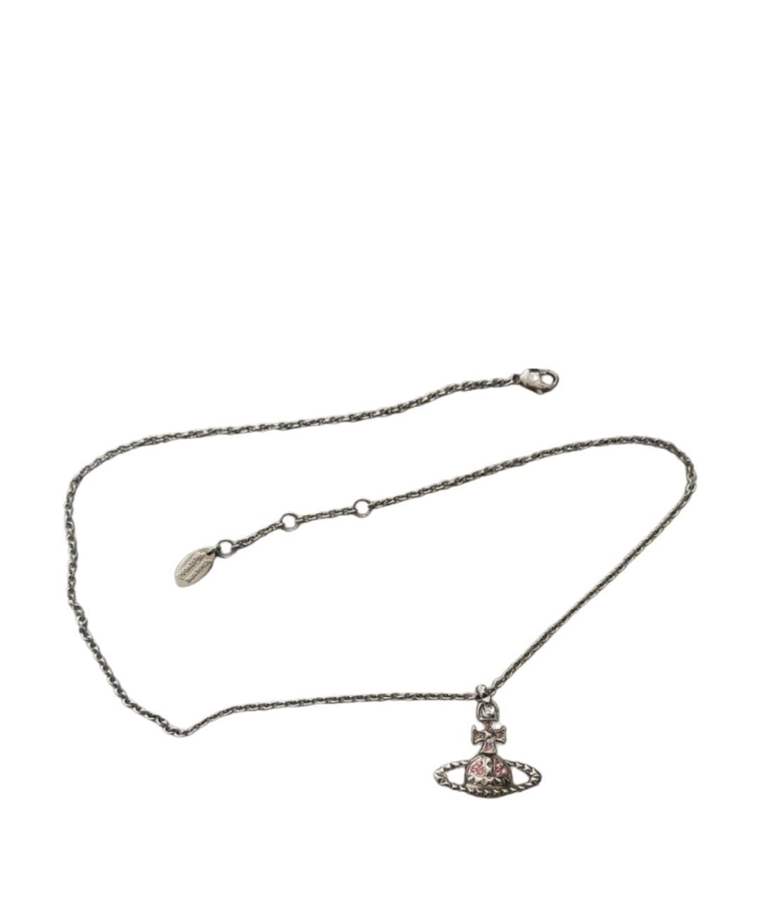 VIVIENNE WESTWOOD Серебряное латунное колье, фото 1