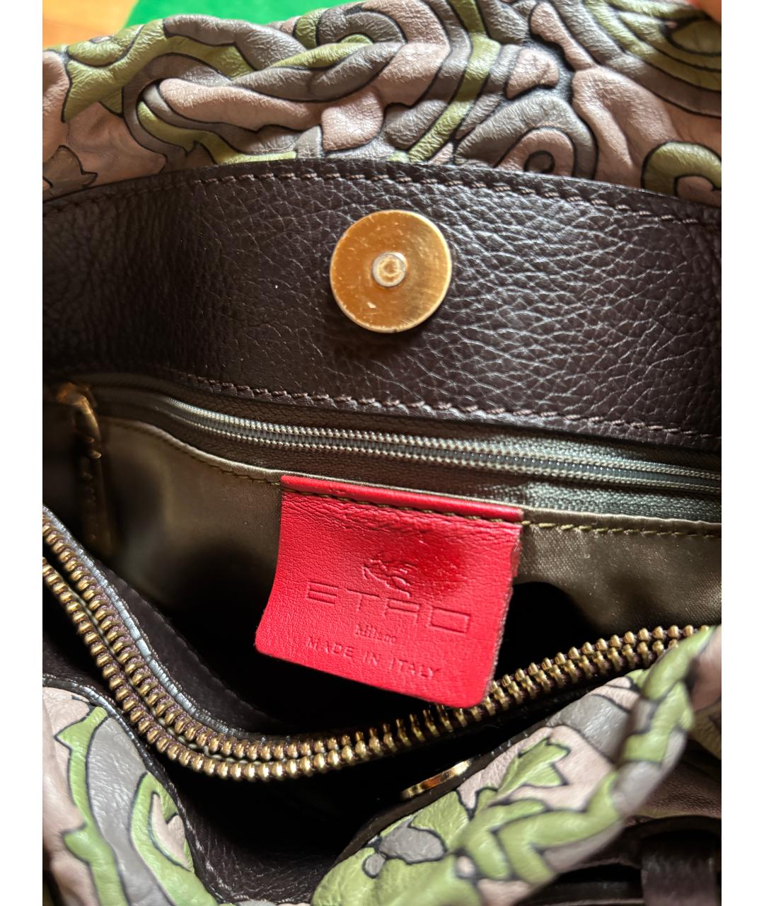 ETRO Мульти кожаная сумка тоут, фото 4