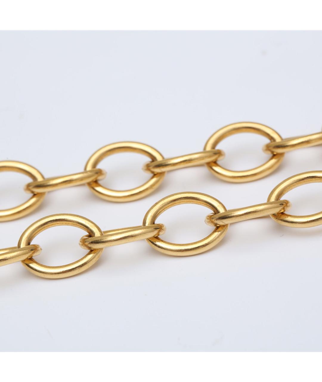 CHANEL Золотое металлическое колье, фото 5