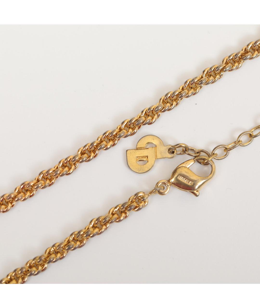 CHRISTIAN DIOR Золотая металлическая цепочка, фото 4