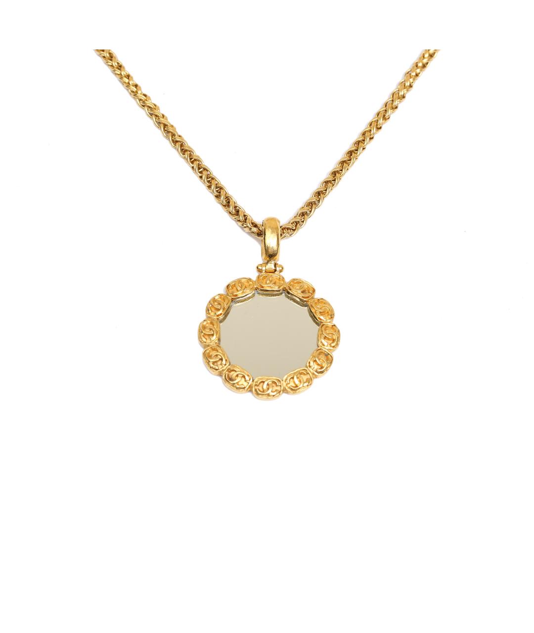 CHANEL Золотое металлическое колье, фото 1