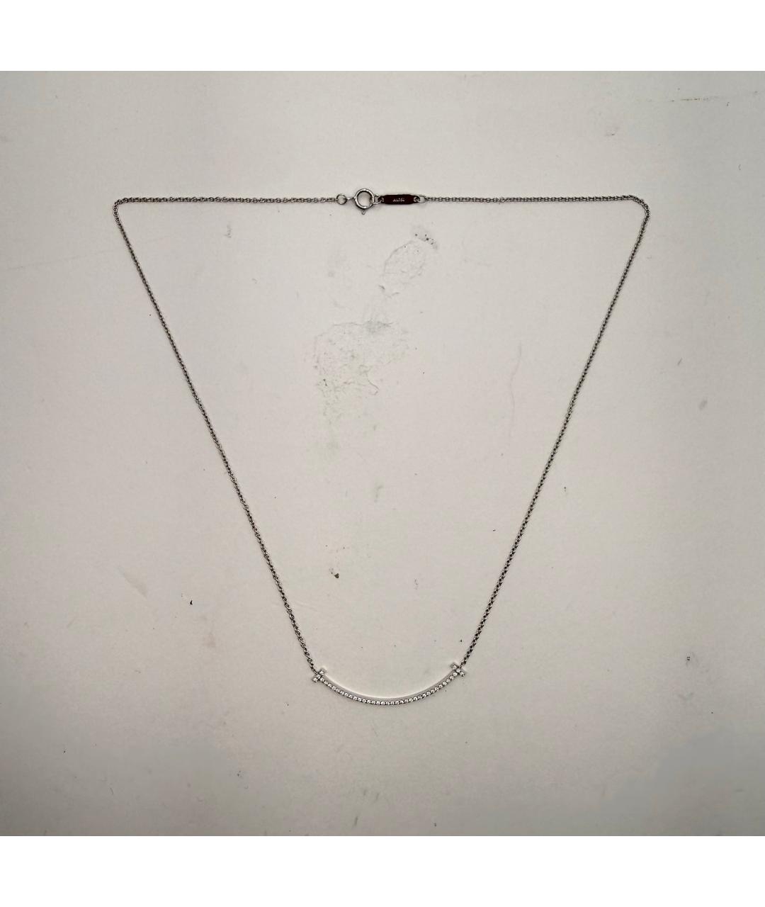 TIFFANY&CO Серебряное колье из белого золота, фото 7