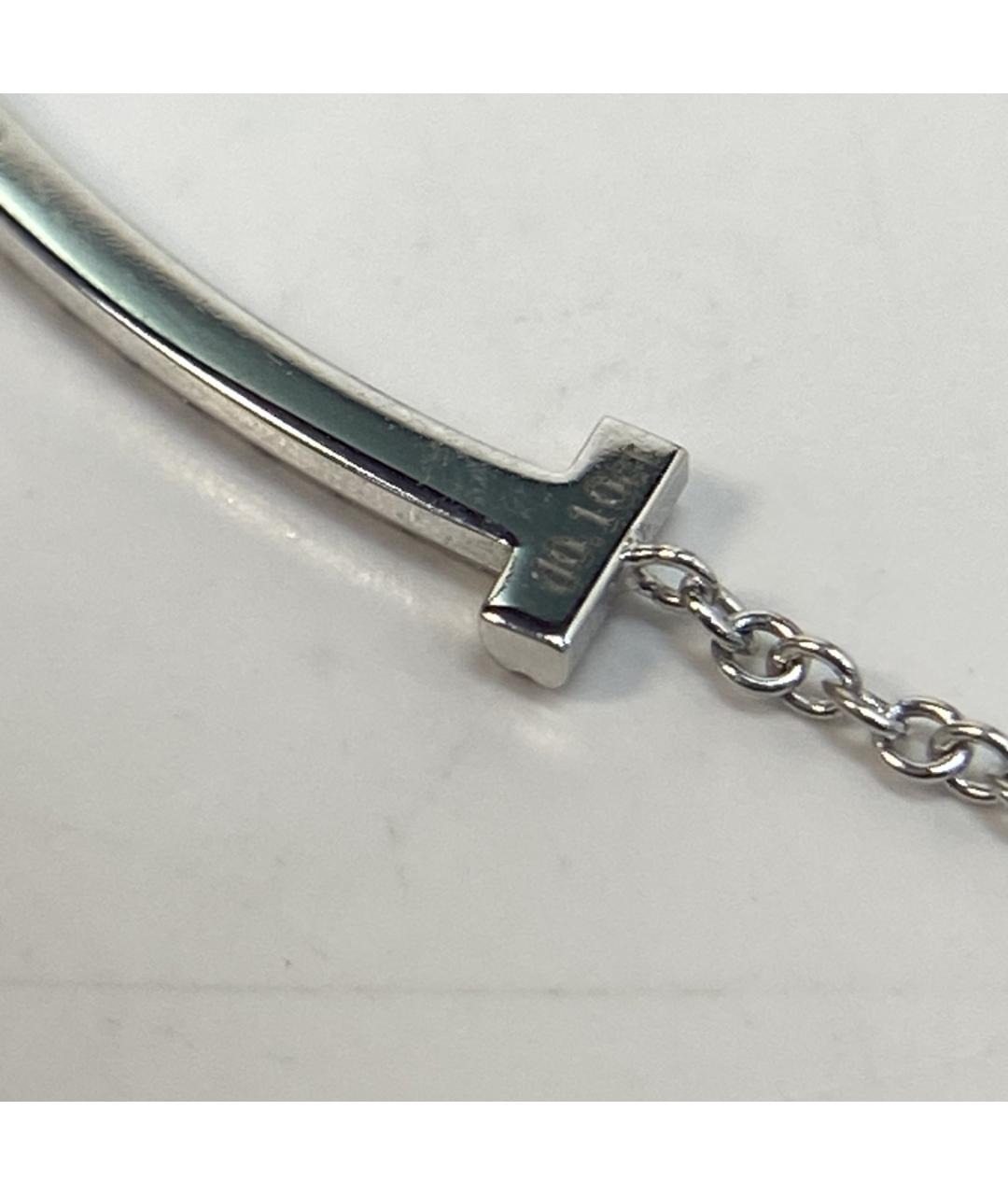 TIFFANY&CO Серебряное колье из белого золота, фото 9