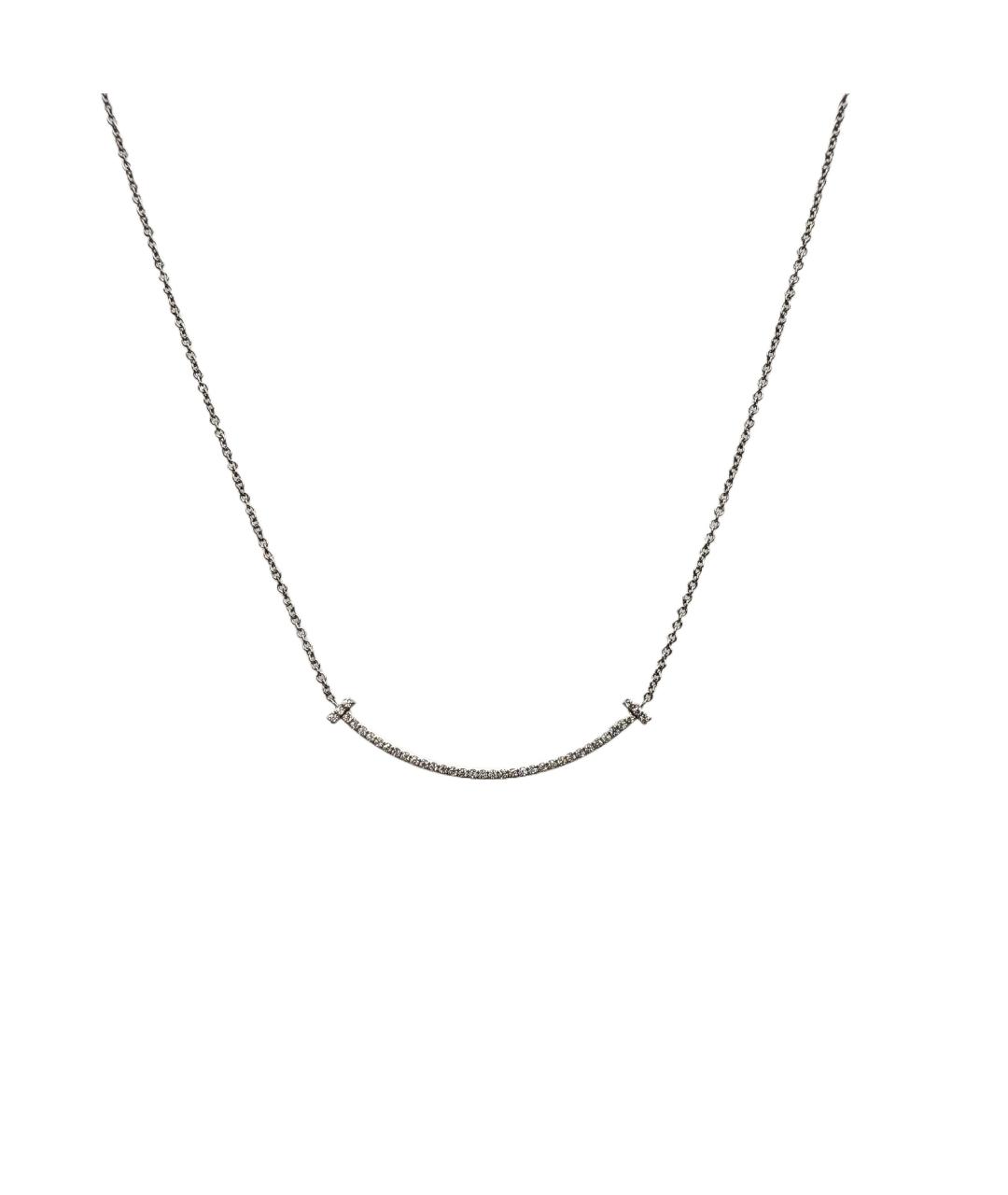 TIFFANY&CO Серебряное колье из белого золота, фото 1