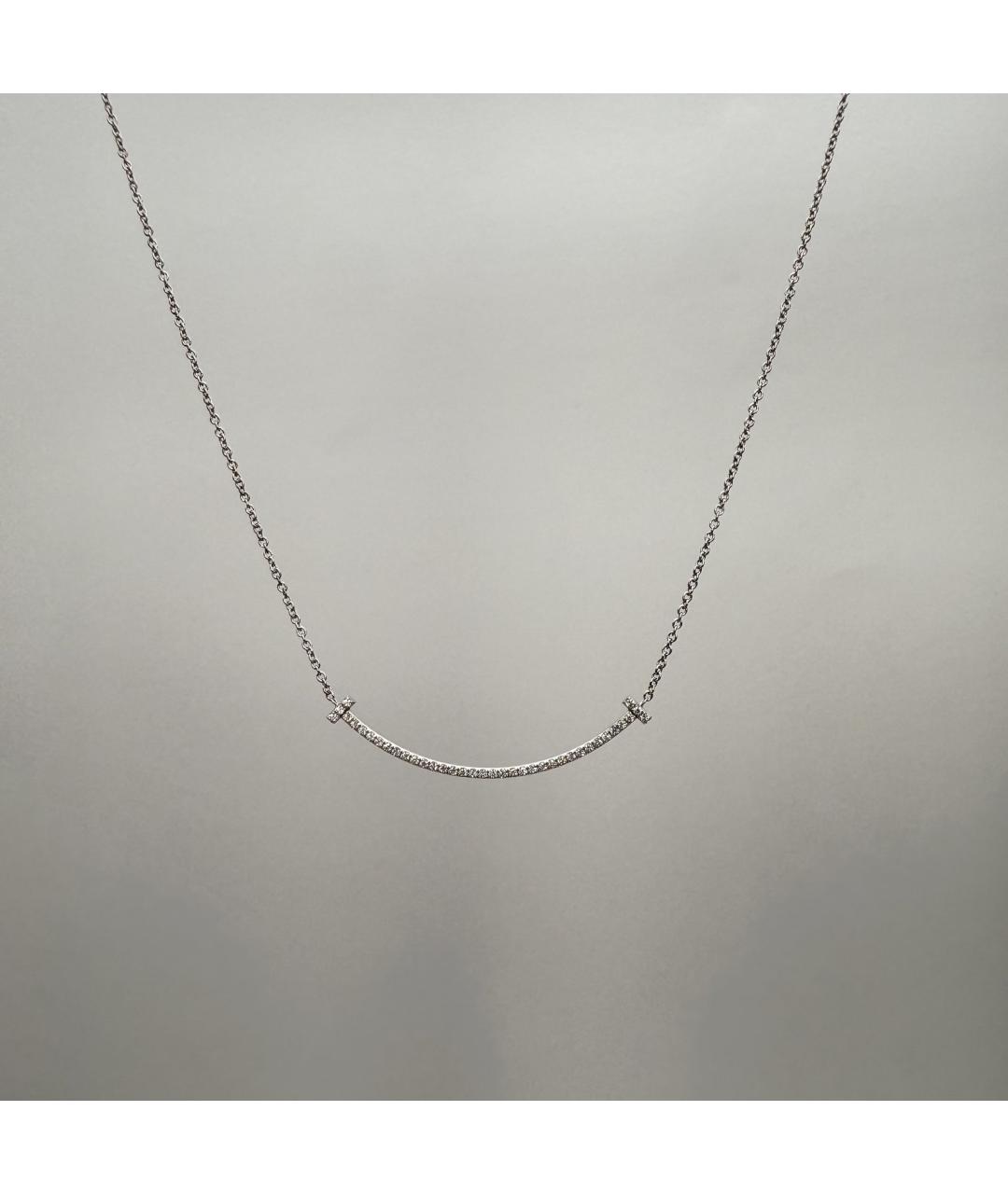TIFFANY&CO Серебряное колье из белого золота, фото 2
