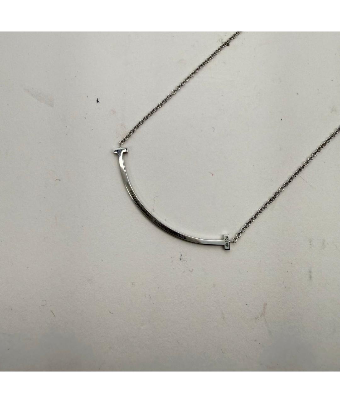 TIFFANY&CO Серебряное колье из белого золота, фото 5