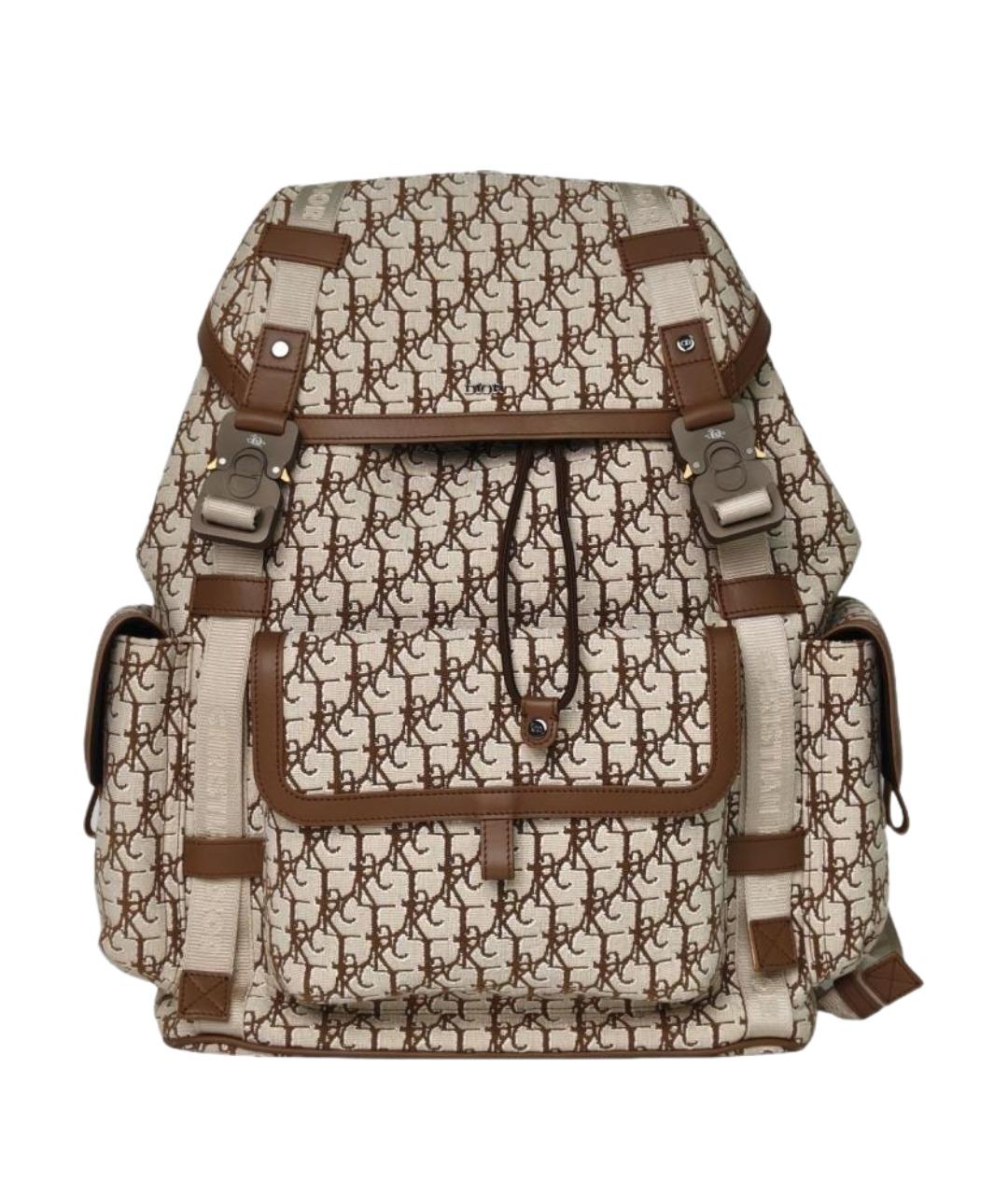 CHRISTIAN DIOR Коричневый рюкзак, фото 1