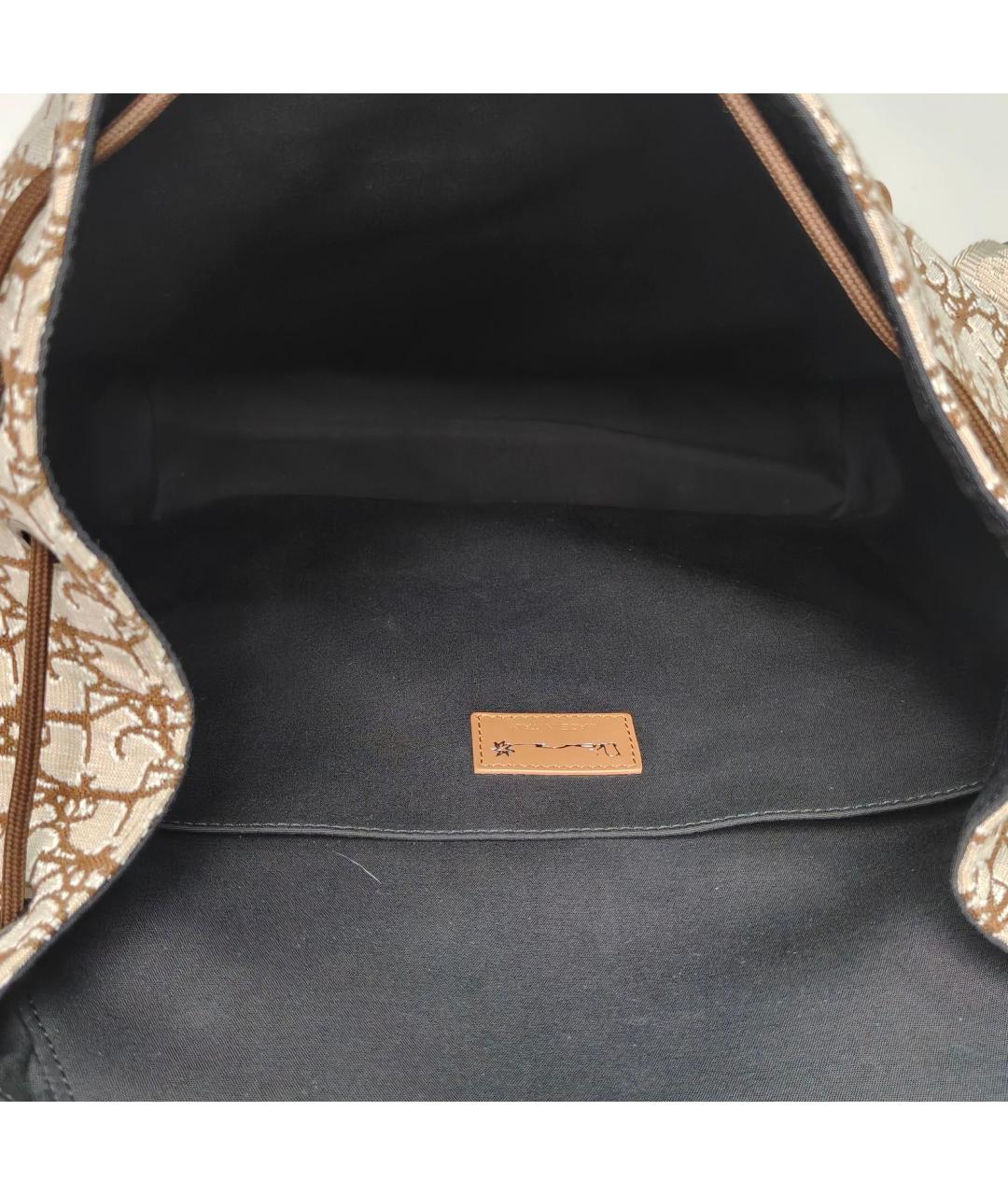 CHRISTIAN DIOR Коричневый рюкзак, фото 6