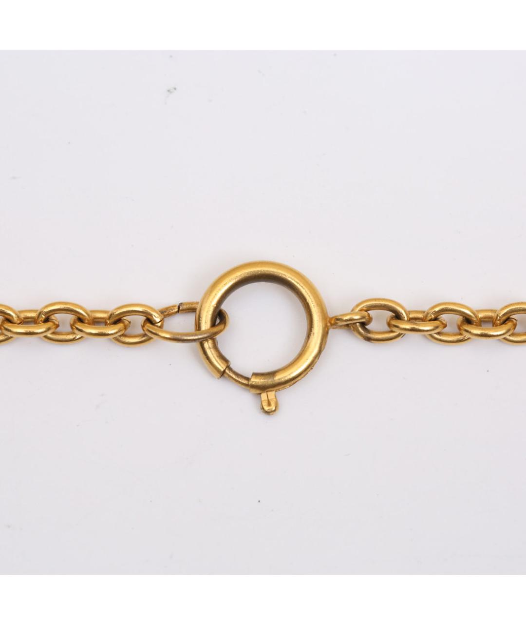 CHANEL Золотое металлическое колье, фото 4