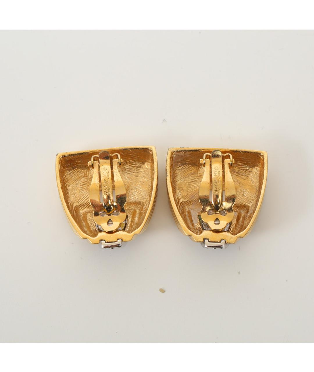 GIVENCHY Золотые металлические клипсы, фото 3