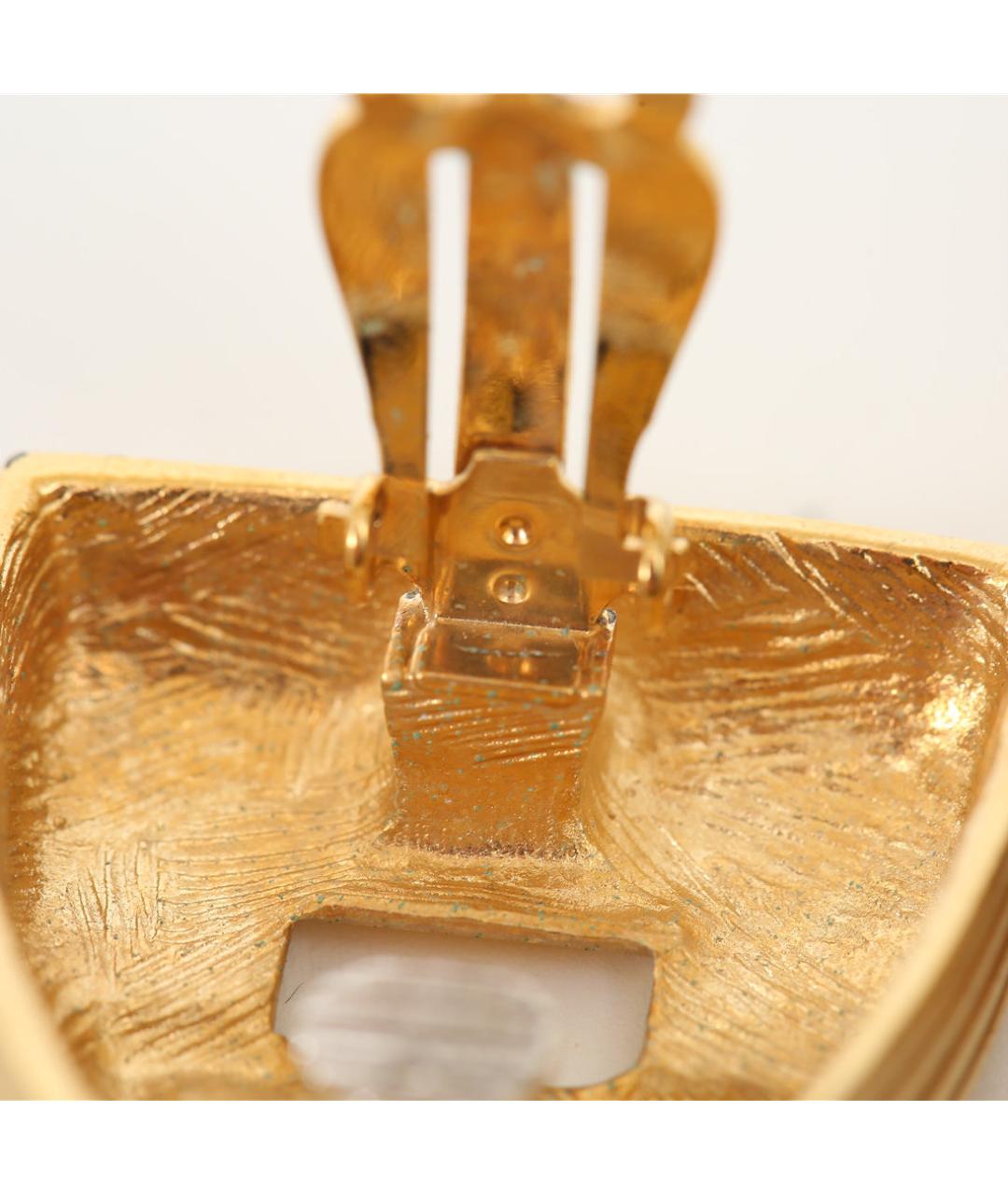 GIVENCHY Золотые металлические клипсы, фото 5