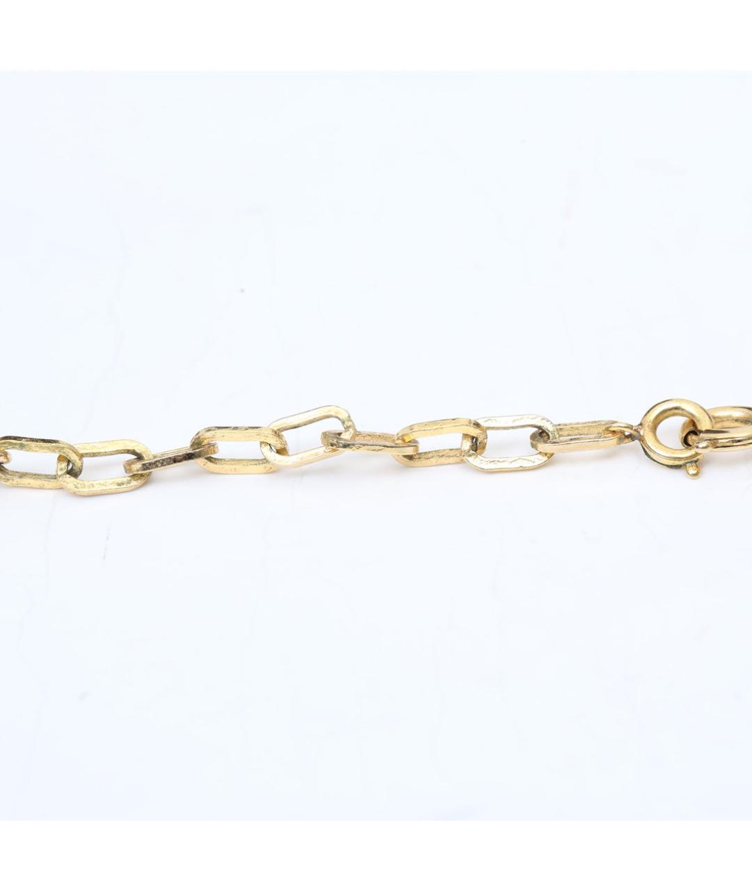 CHRISTIAN DIOR Золотое металлическое колье, фото 6