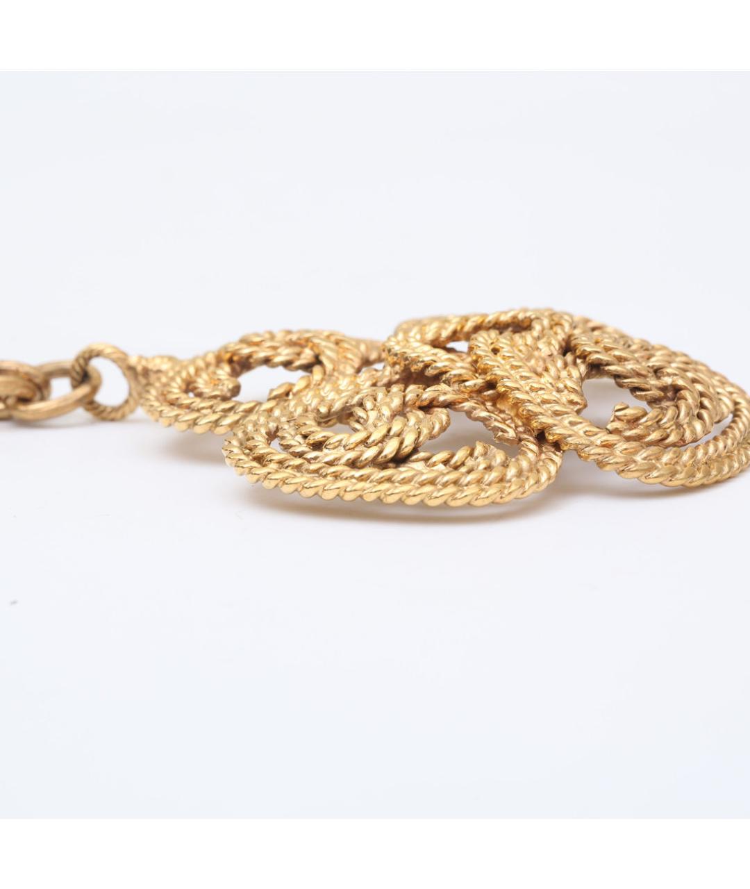 CHANEL Золотое металлическое колье, фото 4