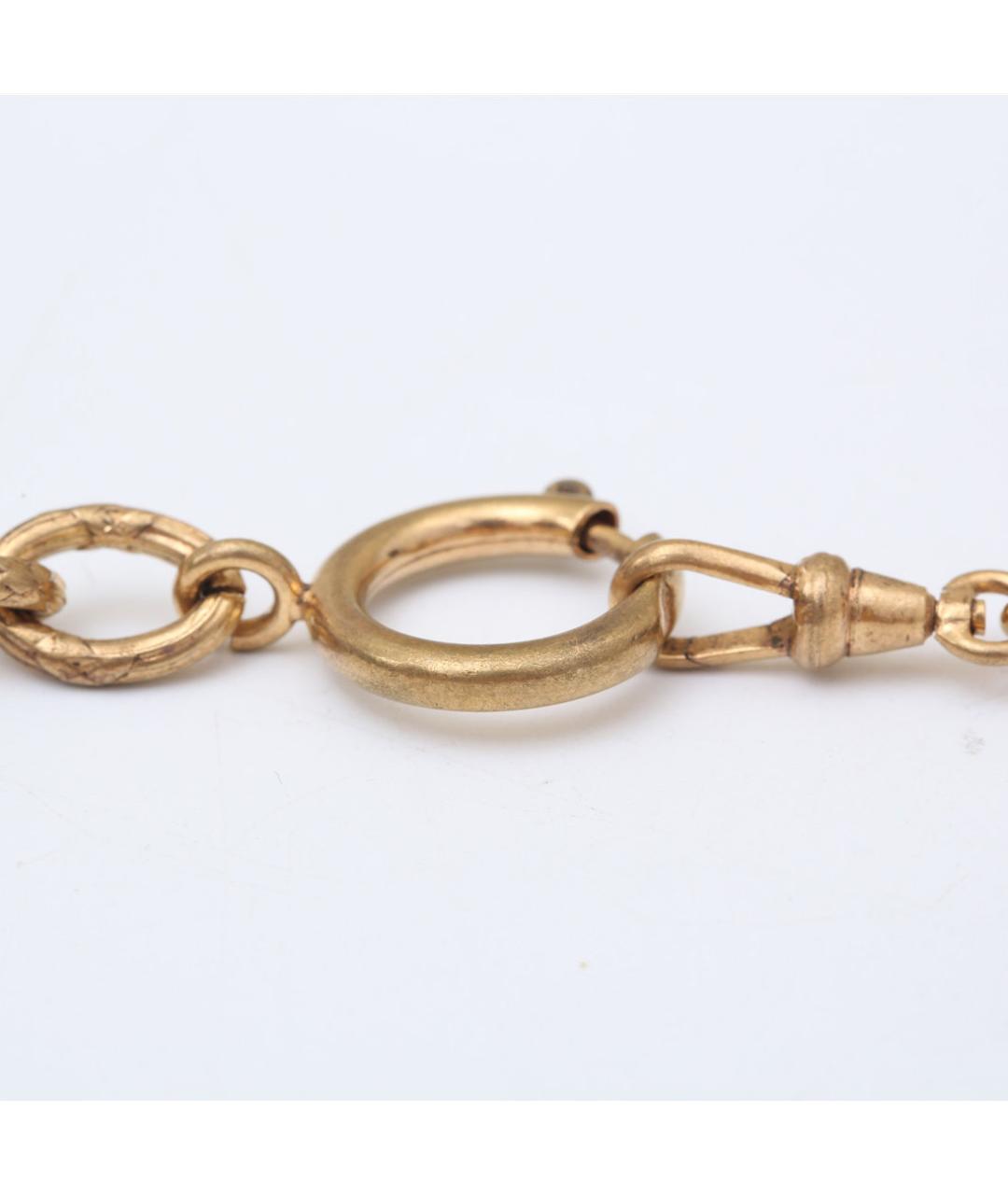 CHANEL Золотое металлическое колье, фото 6