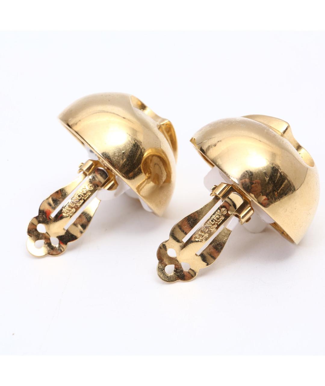 GIVENCHY Золотые металлические клипсы, фото 5