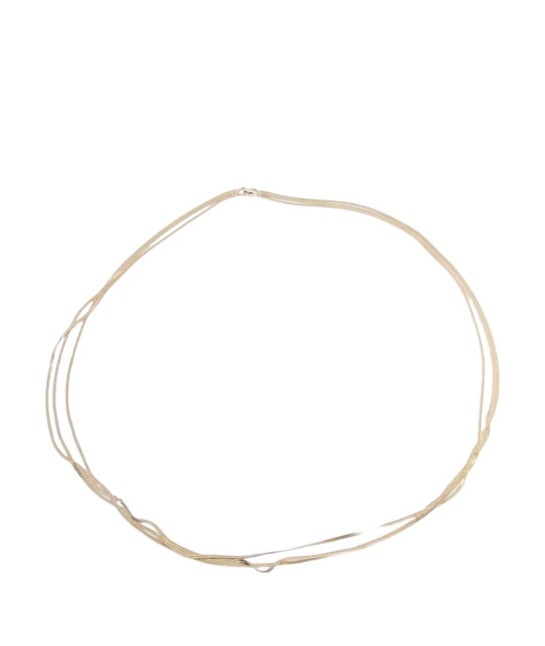 CHRISTIAN DIOR Золотое металлическое колье, фото 1
